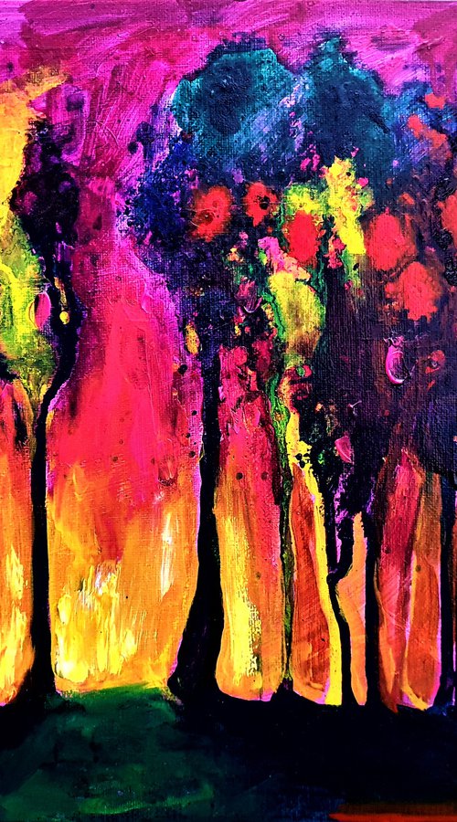 Burning Red VII by Leezee Lee ( Georgiana L. Nicolae)