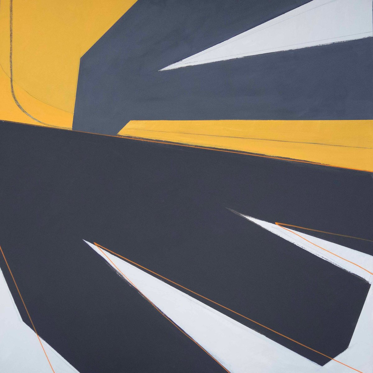 Dusk 1 By Adrian Bradbury, 42 X 42, Artwork For Sale On Artfinder
