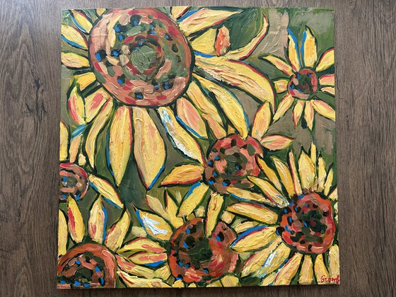 Modern Sunflowers