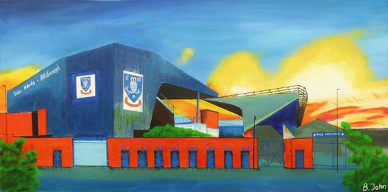 Hillsborough . Original painting by Bryan John