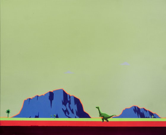 Dinosaur in the Desert