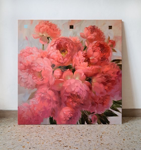 Coral peony
