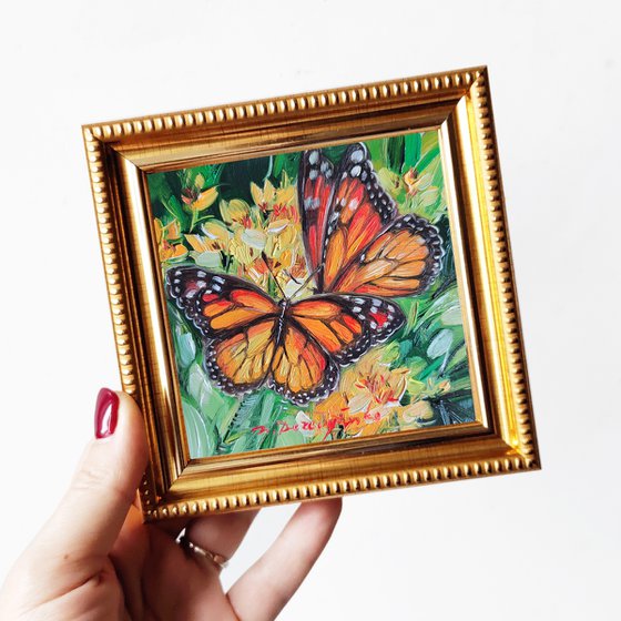 Monarch Butterflies painting