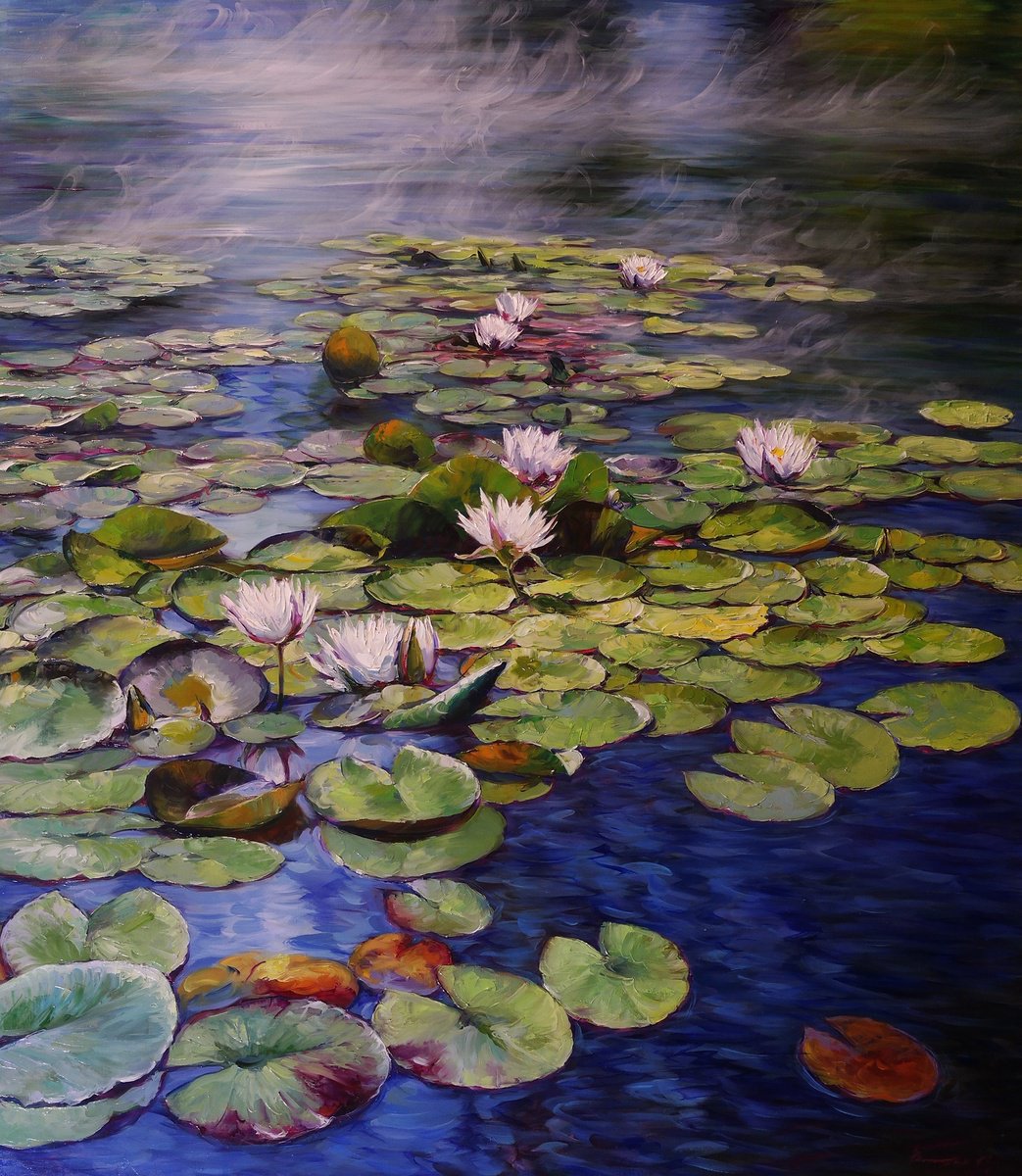 Lily Pond by Gennady Vylusk