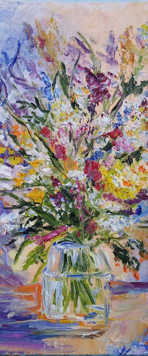 Wildflowers Still life by Oksana Fedorova