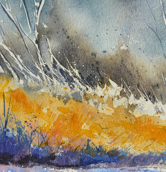 Little river   watercolor