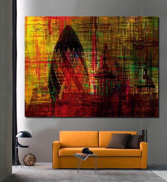 Texturas del mundo, edificio Gherkin/XL large original artwork