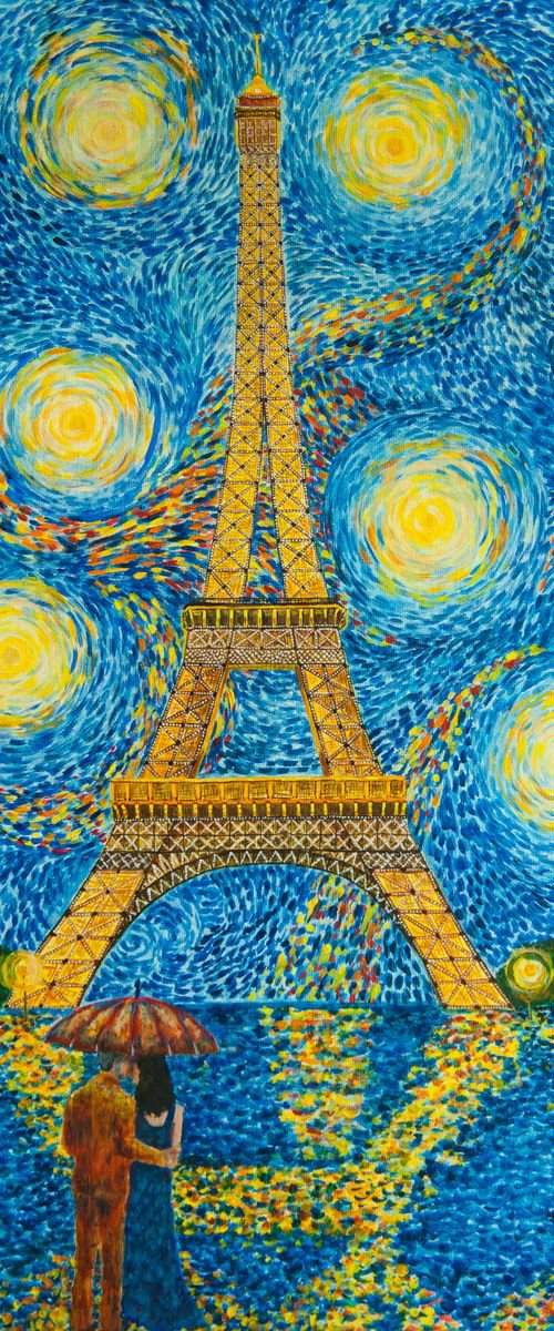 The Starry Night in Paris by Yulia McGrath
