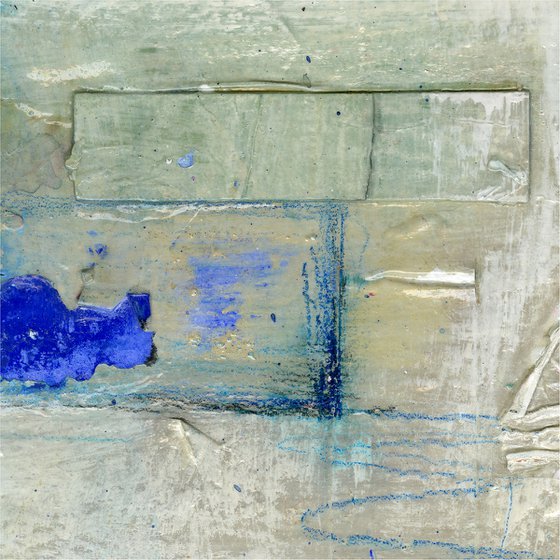 Wonder Wall - Mixed Media Abstract Painting by Kathy Morton Stanion