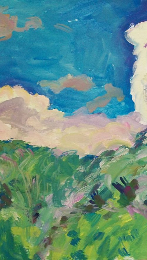 Gouache world, № 31. Gouache on paper. 43 x 31 cm by Alexander Shvyrkov