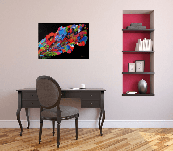 Colorful painting 60x85 cm "Enchantment"