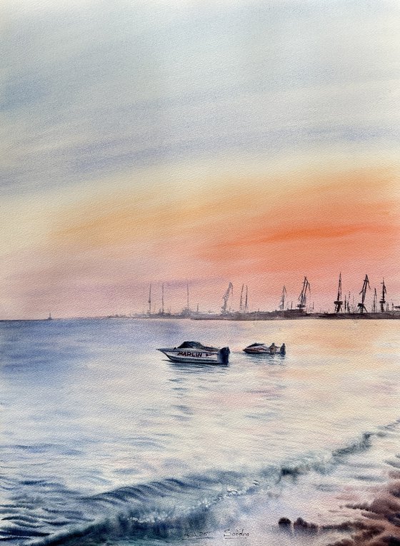 Calm Evening by the Water