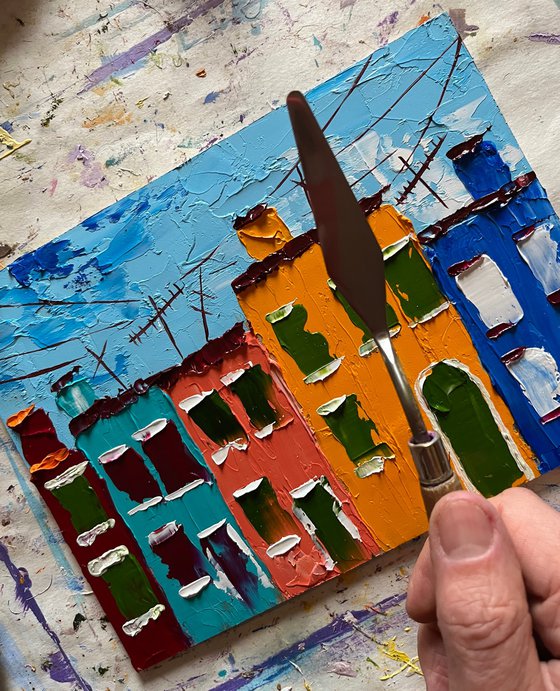 Venice Burano Painting