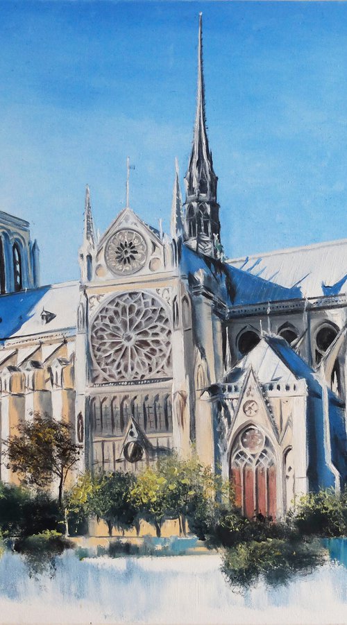 Notre Dame de Paris by Valeriia Radziievska