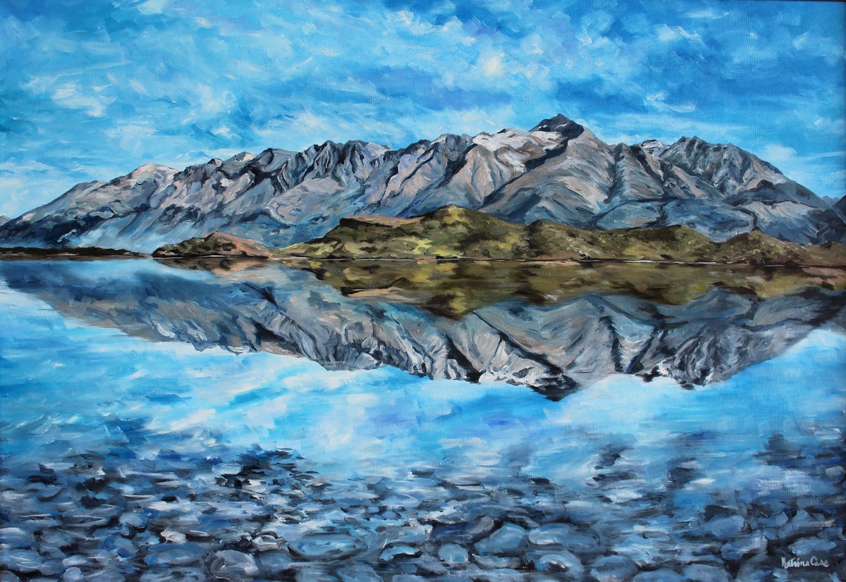 Landscape - Mountains - Reflections by Katrina Case