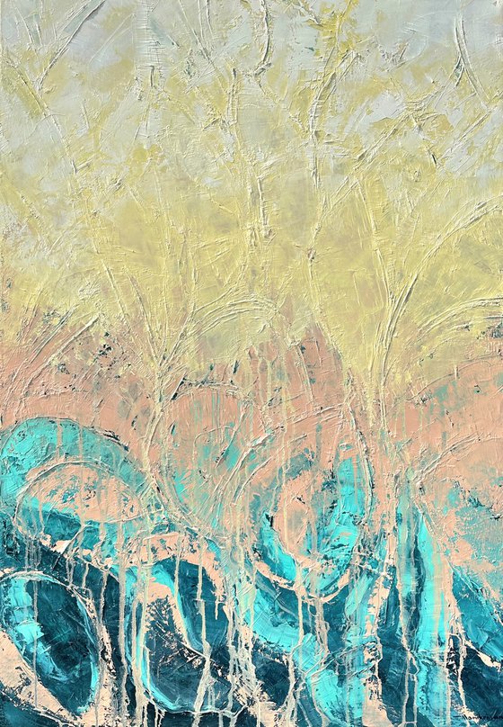 Spring Rain 70x100cm