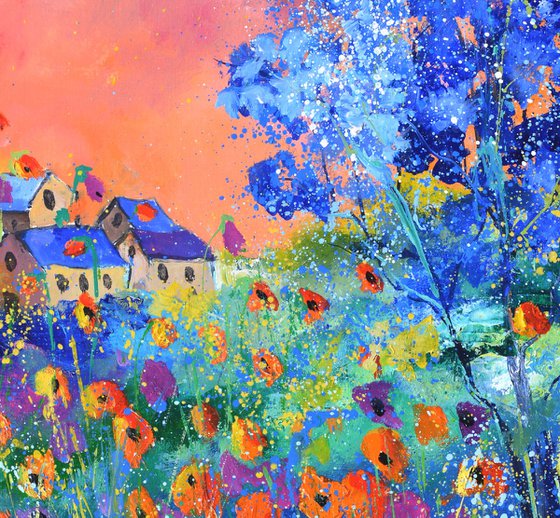 Evening sonata in poppies