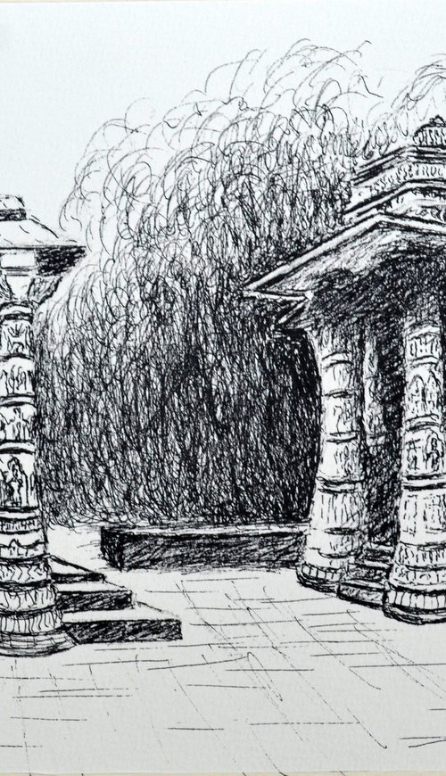 Sun Temple, Modhera, India 3 by Uma  Krishnamoorthy