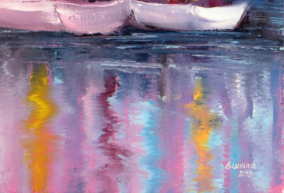 Neon Harbor: The Pink Symphony