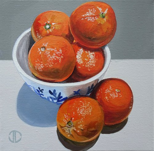 Still Life with Oranges by Joseph Lynch