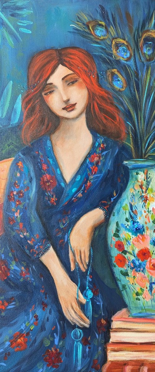 Blue reverie. by Loetitia Pillault