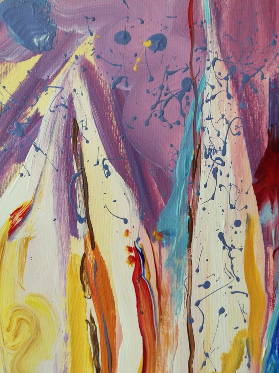 Abstract Sailing Joy