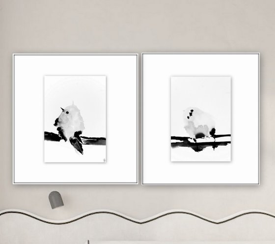 2 Original Watercolor Artworks.