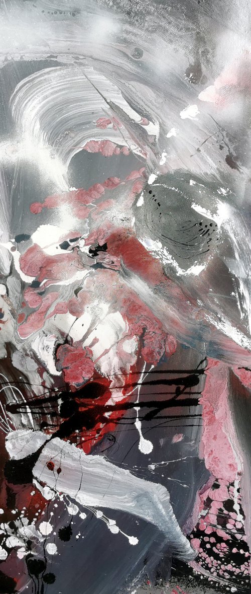 Large Unique Abstract Painting Chopin Music By Kloska by Kloska Ovidiu