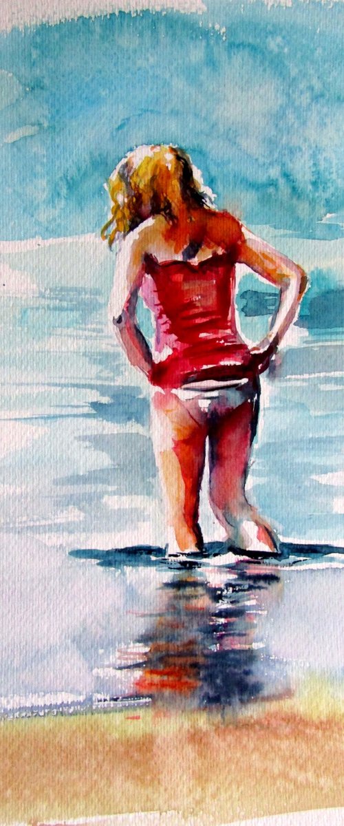 Girl in the water by Kovács Anna Brigitta