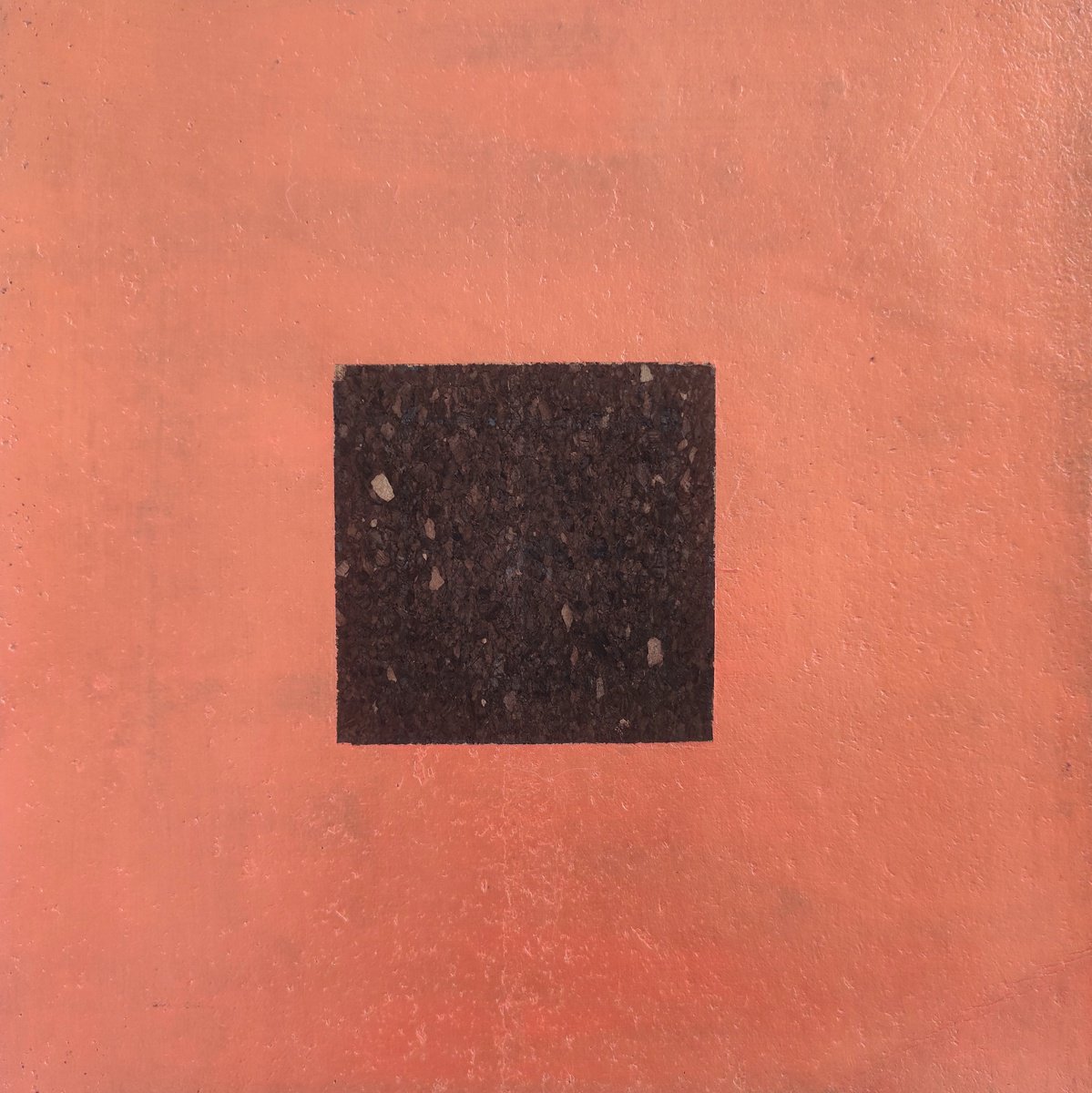 Abstract Acrylic Painting By Carla Sa Fernandes, 12 X 12, Undercover Cork No. 24, Original Artwork