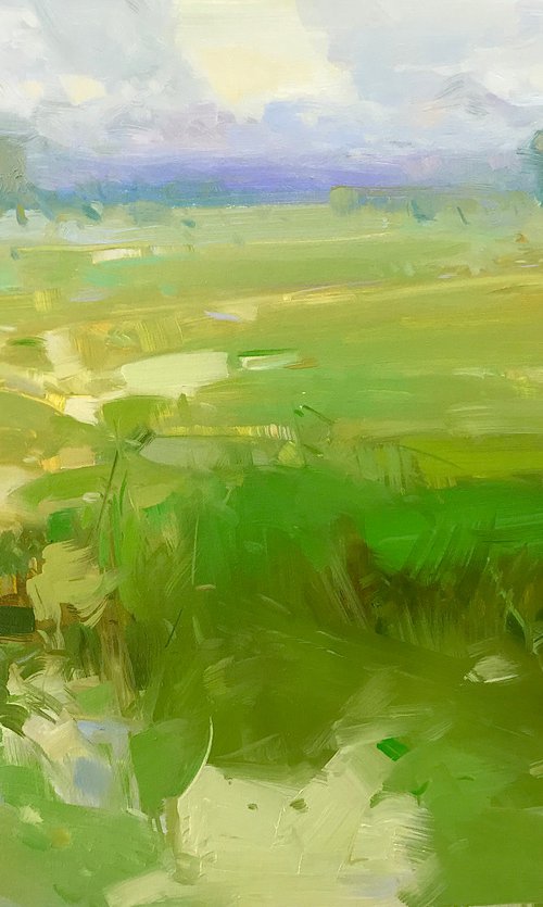 Harvest, Original oil painting, Handmade artwork, One of a kind by Vahe Yeremyan