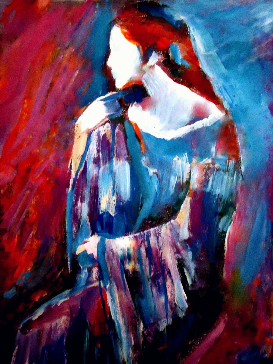 Woman With Red Hair by Helena Wierzbicki