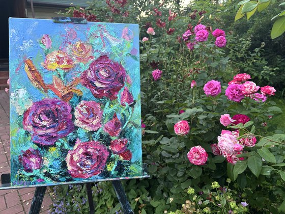 July Roses, 35*45