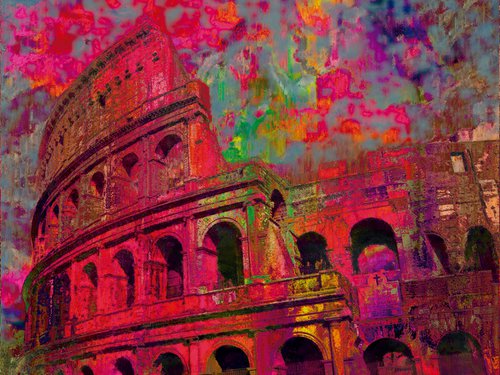 Psicodelia, Colosseo Roma by Javier Diaz