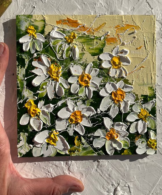 Daisy Chamomile Painting