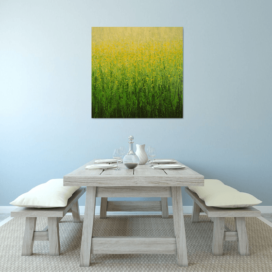 Yellow Blooms - Color Field