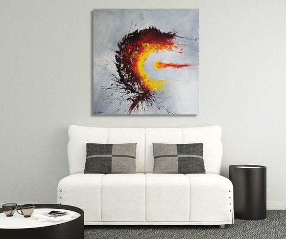 Fireball (Spirits Of Skies 064075) (80 x 80 cm) XL (32 x 32")