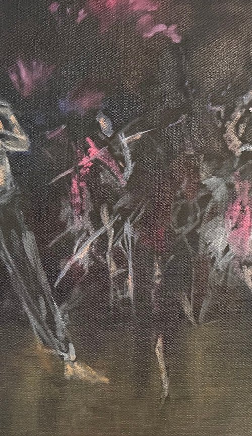 Dancers In Rehearsal by Alison Chambers