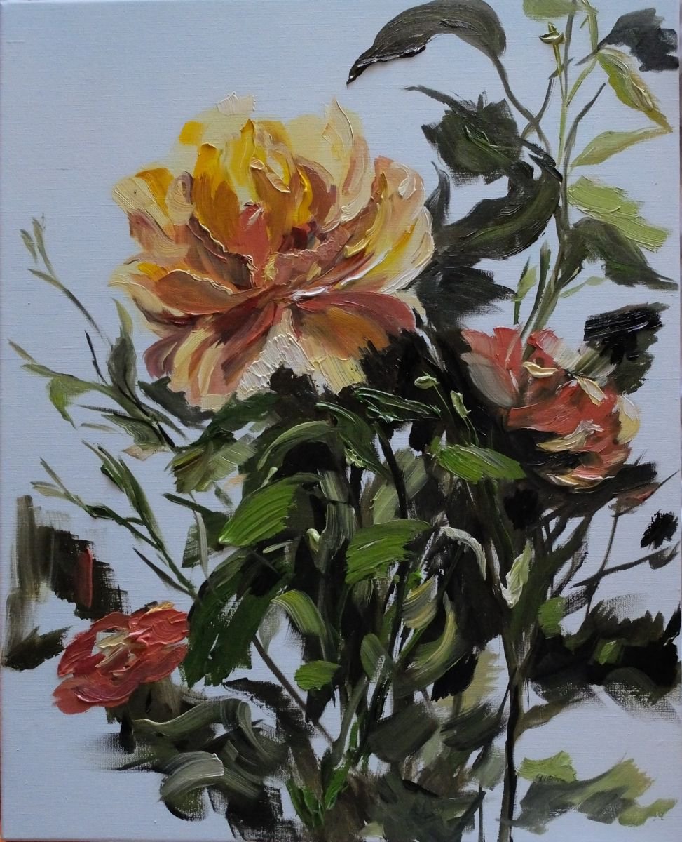 Tea Rose by Valeriia Radziievska