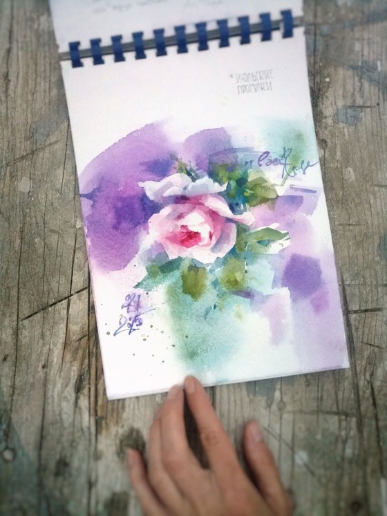 Diptych ‘Violet’