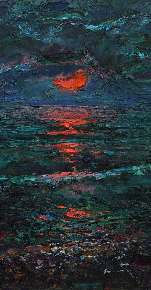 Mysterious night by Alisa Onipchenko-Cherniakovska