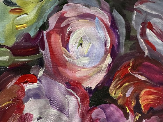 Primroses in the Garden