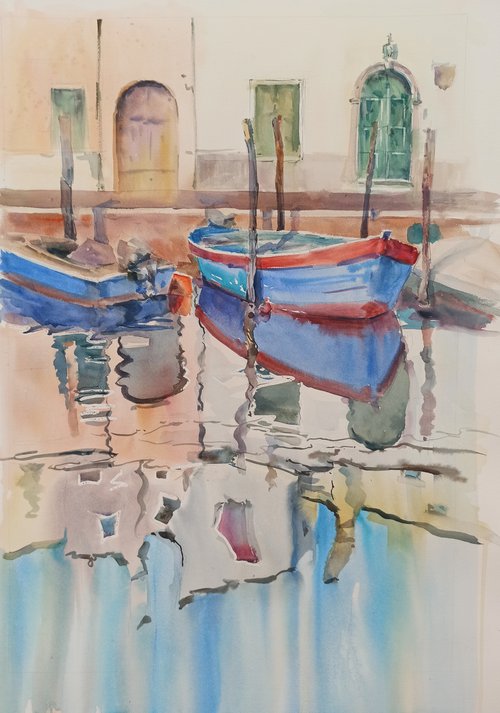 Chioggia boats by Olga Drozdova