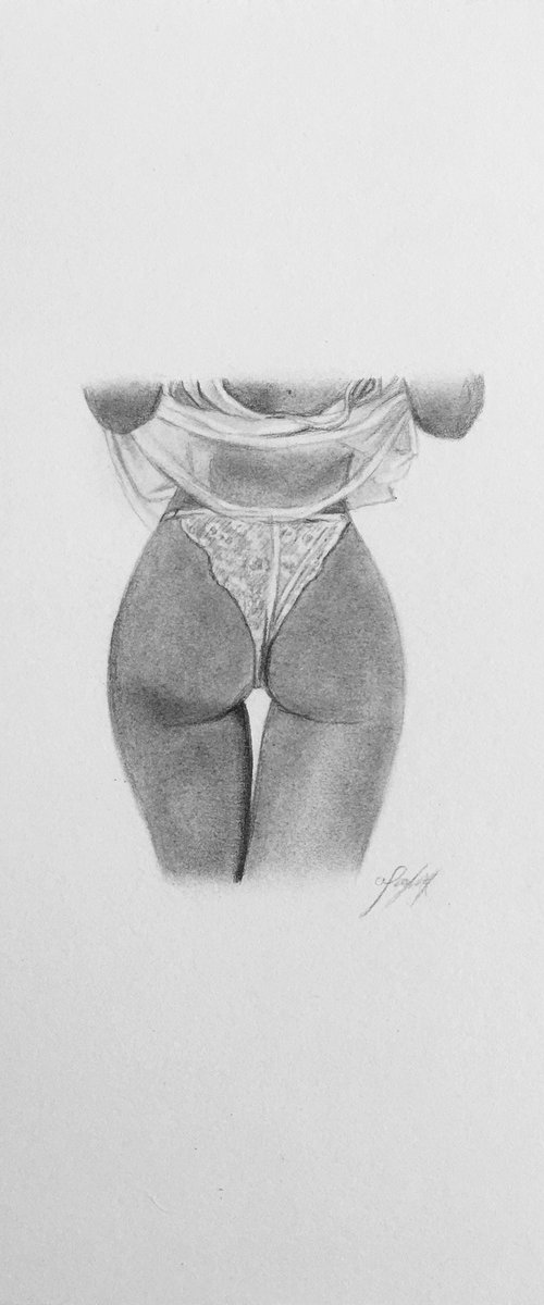 Cheeky bum by Amelia Taylor