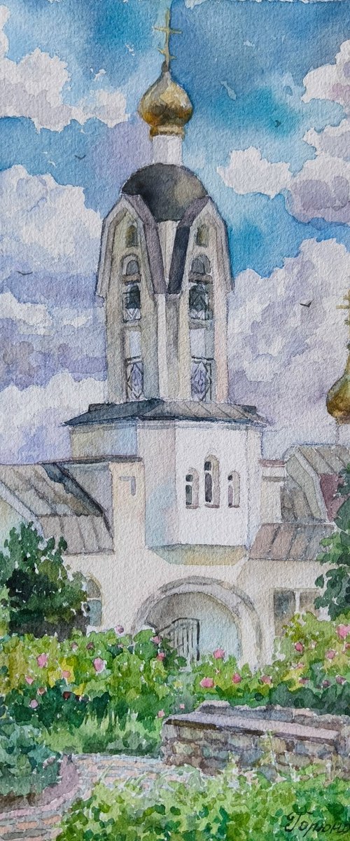 Bell Tower of the Archangel Michael by Olga Goryunova