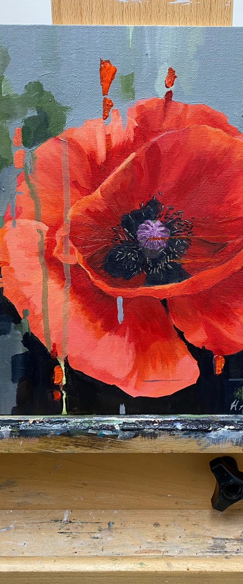 Remembrance Poppy by Helen Sinfield