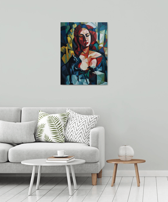 Game(60x80cm,  oil painting, ready to hang)