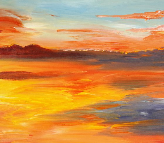 Romantic Evening Landscape D 1