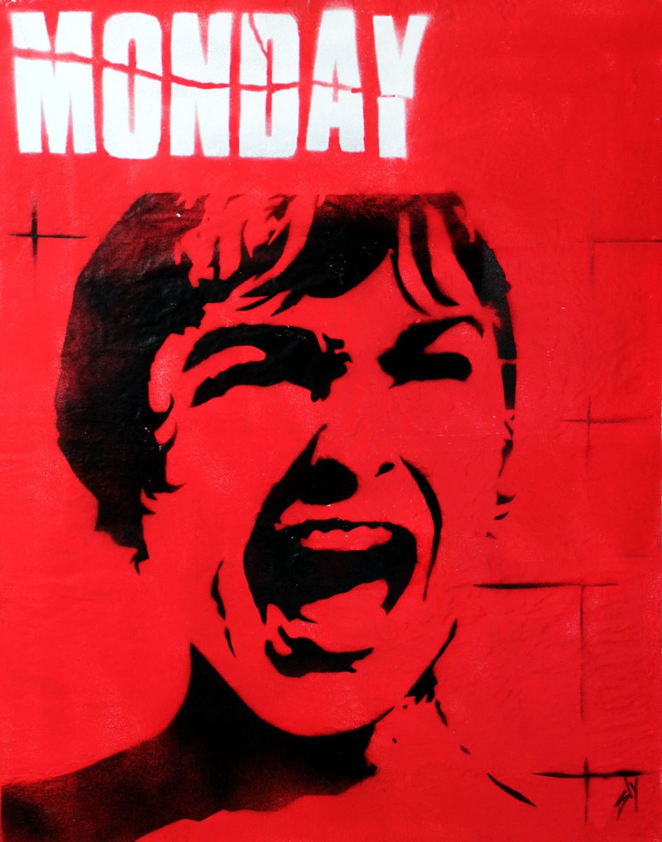 Urban And Pop Painting , Monday (On An Urbox). By Juan Sly, 23 X 30, Artwork For Sale On Artfinder