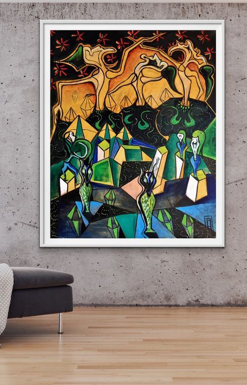 canvas 15 by František Florian by Frantisek Florian